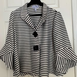 Joseph Rinkoff Semi-formal stripped blazer coat